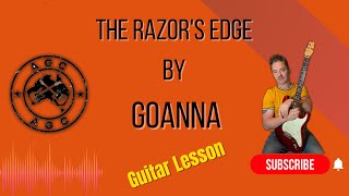 The Razors Edge by Goanna guitar lesson [upl. by Elman]