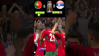 Portugal vs Serbia Round16😭💔 penaltyshootout pes24 efootball2023 efootball2024 trending viral [upl. by Lal]