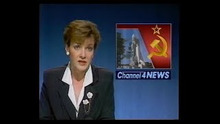 Channel 4 Adverts amp Continuity  News Summary  Weather  30th October 1988 [upl. by Alilak]