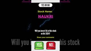 Indianstocks stockrecommendation Naukri shorts rsitradingstrategy ematrading movingaverage [upl. by Sergent]