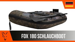 Karpfenangeln TV Fox 180 Schlauchboot Vorstellung [upl. by Aroel]