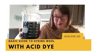 Acid Dye tutorial part 1 [upl. by Llemrej]