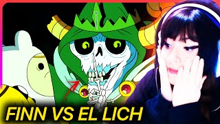 FINN VS EL LICH  HORA DE AVENTURA SEGUNDA TEMPORADA CAPÍTULO 2425 REACCIÓN  Reaction [upl. by Emilie]