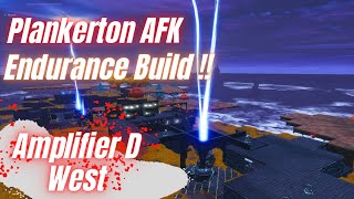 FORTNITE STW Plankerton endurance build AFK  Amplifier D West  Fortnite Save The World [upl. by Aedni]