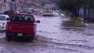 Granizada en Córdoba y La Joya en Xalapa lluvia deja encharcamientos [upl. by Tinya]