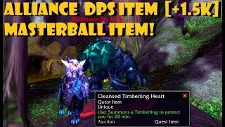 AMAZING DPS Item Cleansed Timberling Heart Alliance [upl. by Htevi367]