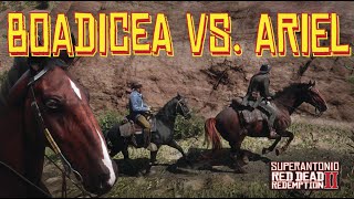 Racing Ariel With The Liver Chestnut Hungarian Halfbred in Red Dead Redemption 2 [upl. by Angelita8]