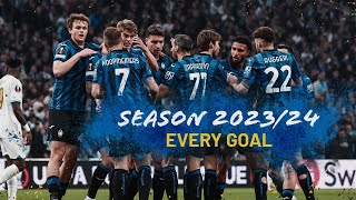 Tutti i gol dellAtalanta 20232024 [upl. by Shlomo210]