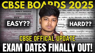 Cbse Boards 2025 Kab se Start Hoga  Tough or Easy Cbse latest update [upl. by Guinna]