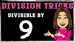 Divisible by 9  Division Tricks  Maths with Mrs B [upl. by Adimra965]