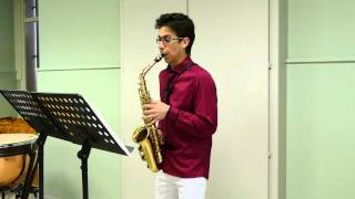 Sonate Jeanine Rueff pour saxophone Alex Vidal de Goes [upl. by Verdi]