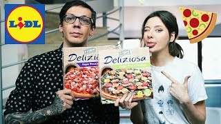 🍕 TESTUJEMY MROŻONE WEGAŃSKIE PIZZE Z LIDLA 🍕 [upl. by Riddle606]