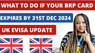 What To Do If Your BRP Card Expires On December 31 2024  ukvisaupdate brp [upl. by Adrell]