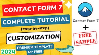 Contact Form 7 WordPress Tutorial  How to Setup Contact Form 7 in WordPress With Free Template [upl. by Mlawsky784]