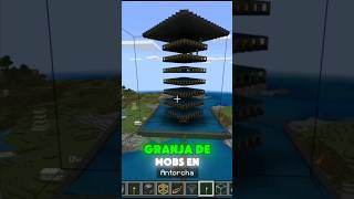 Granja de mobs 121 minecraft bedrock [upl. by Menedez544]