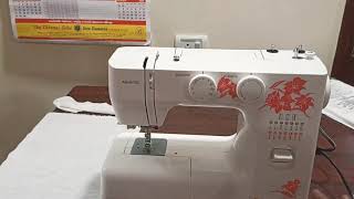 Usha allure dlx sewing machine demo in tamil [upl. by Ymerrej]