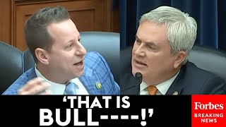 WATCH All Hell Breaks Loose When Jared Moskowitz Questions James Comers Finances During Hearing [upl. by Eaneg]