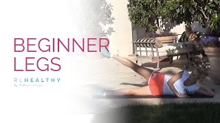 Beginners Guide Lower Body Leg Workout  Rebecca Louise [upl. by Cindelyn]