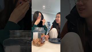 Grabbing my teen’s food all of sudden see her reaction😝 test reaction kidding prank [upl. by Knick563]