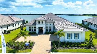 TOUR the Sterling III Model by Stock Luxury Homes at Wild Blue in Lakewood Ranch Florida [upl. by Lehcin]