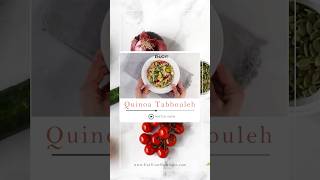 The Only Quinoa Tabbouleh Salad Recipe You Need [upl. by Nerty576]