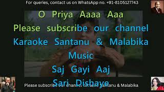 Kaun Hai Jo Sapno Mein Aaya Karaoke with Scrolling Lyrics [upl. by Kwarteng]