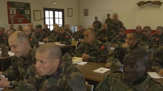 First french class for Foreign Legion recruits [upl. by Vilberg]