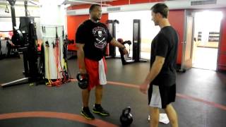 Ipsilateral Kettlebell Reverse Lunge [upl. by Silverstein]