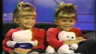 The Olsen Twins on quotThe Arsenio Hall Showquot 1991 [upl. by Nilyad]