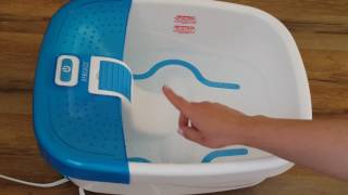 Video Review Homedics Foot Spa FB50 [upl. by Fineberg]