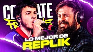 TE EXTRAÑABAMOS MANUCHO  REACCION A REPLIK EN COMBATE FREESTYLE  F7 ARG [upl. by Enaej]