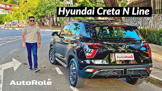 Hyundai Creta N Line tem visual esportivo Turbinado SUV aceita comandos por voz ou via smartphone [upl. by Mitchael984]