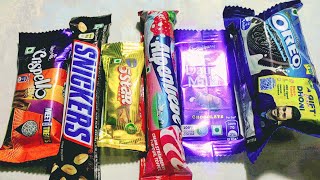 Cadbury Oreo vs Dairymilk vs Alpenliebe vs Snickers vs Cispello [upl. by Stannfield]