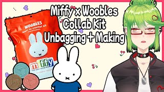 I got the special Miffy collab kit 【WOOBLES CROCHET】 ReyNOW VTuber ENVTuber [upl. by Nemraciram]