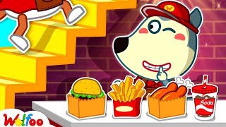 Wolfoos SECRET McDonalds inside the House  Funny Stories for Kids 🤩 Wolfoo Kids Cartoon [upl. by Nnayelhsa166]