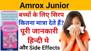 Amrox junior syrup in hindiamrox junior syrup use amp side effectsamrox junior syrup [upl. by Artcele101]