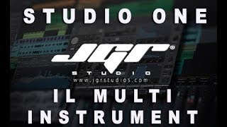 StudioOne Pro User Il MIDI MULTIINSTRUMENT Tutorial ITA [upl. by Ahsirat]