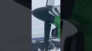 Widerøe Dash 8Q200 LNWSA  takeoff from Oslo airport shorts [upl. by Anyzratak]