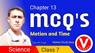 Mcq of Motion and Time Science Class 7 Chapter 13  V Shiksha  Important mcq [upl. by Kowal872]