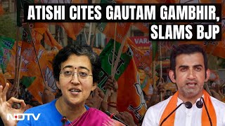 Gautam Gambhir Quits Politics  Atishi quotBJP Fields Candidates Without Considering Eligibilityquot [upl. by Enitsugua149]