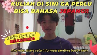 KULIAH DI JEPANG TANPA PERLU BISA BAHASA JEPANG  INFO BEASISWA S2 DI JEPANG  PERSYARATAN DAFTAR [upl. by Mehalick]