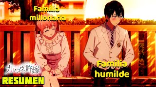 🔸Un M4TRIMONIO arreglado entre 2 F4MILIAS  kakkou no linazuke resumen [upl. by Oruntha461]