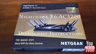 NETGEAR Nighthawk X6 Disassembly [upl. by Gytle890]