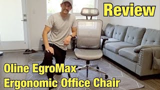 Oline ErgoMax Ergonomic Office Chair Review [upl. by Akema886]