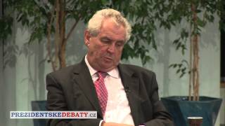 Miloš Zeman na VŠE  dotaz proč je německý národ bohatší  prezidentskedebatycz [upl. by Ocer]