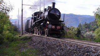 Treni a vapore per la valtellina 2017 [upl. by Audrye]