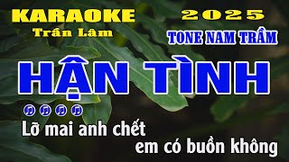 Karaoke Hận Tình Tone Nam Trầm  Am  Trần Lâm [upl. by Zat]