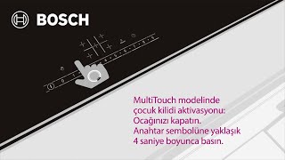 Bosch Ocak Çocuk Kilidi [upl. by Marasco]