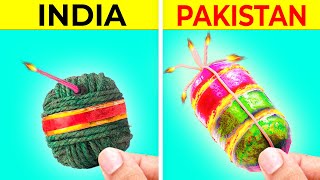 Firecrackers in Different Countries [upl. by Aillimac]