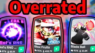 Overrated Roblox Games [upl. by Oiziruam]